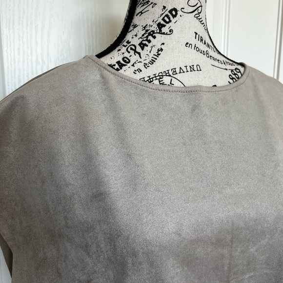 Wifred Free Nori Suede dress, grey, size M, with pockets - Picture 4 of 7